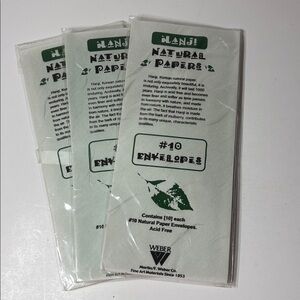 Green Hanji Natural Papers Envelopes